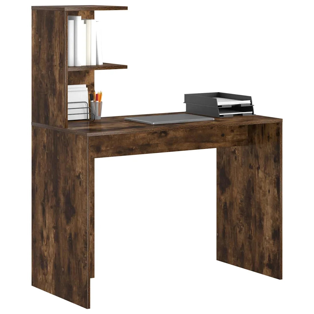 Scrivania Rovere fumé 102 x 50 x 124 cm Legno multistrato 869358