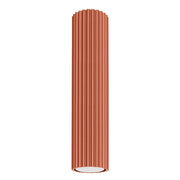 Spot soffitto GRAVIO Pure Lume tubo 30cm GU10 ocre rosso