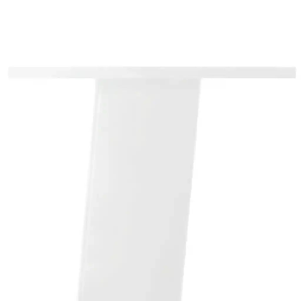 Gambe per tavolo consolle 4 pz bianche 72 cm in acciaio