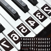 Tastiera per tasti numerati piano nero 88/61/54 tasti per principianti per imparare la tastiera