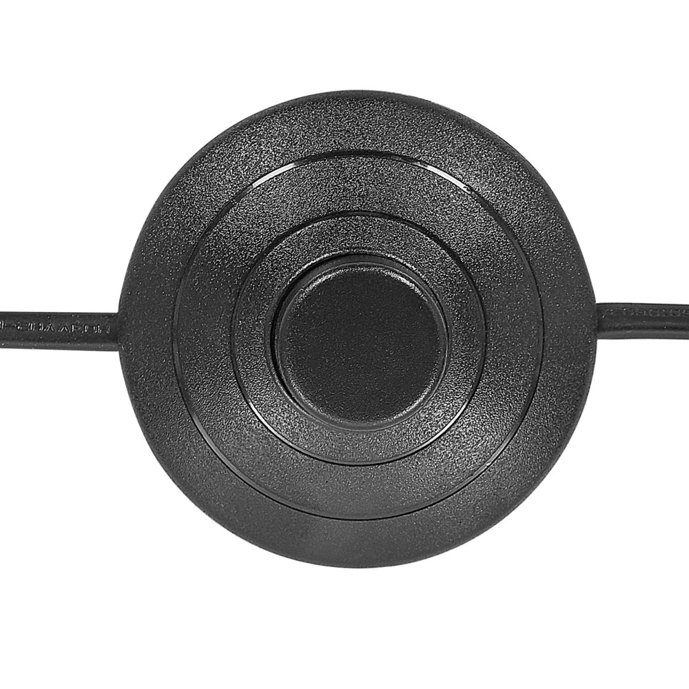 Lampada da terra in metallo Nero con base tonda paralume a cupola Glam Luce ambientale Soggiorno Illuminazione