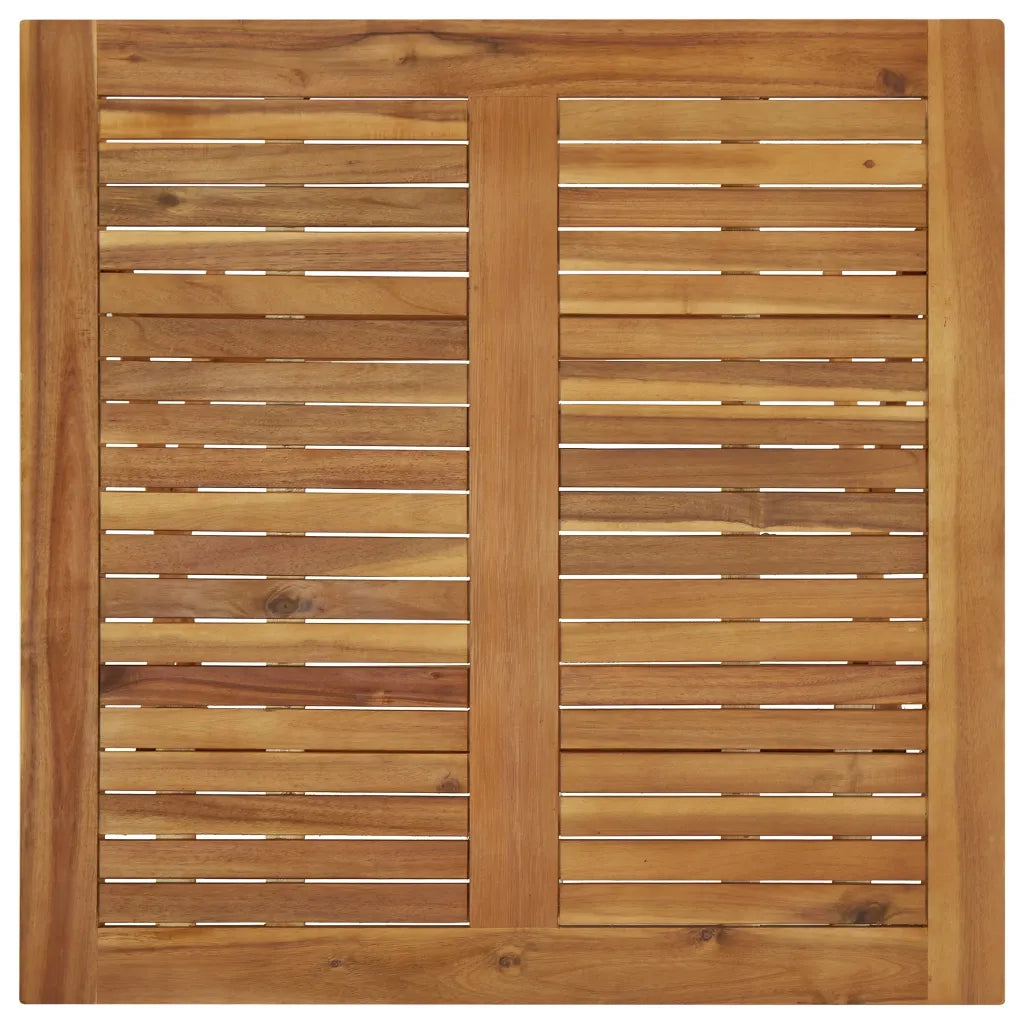 Set da Pranzo da Giardino 5 pz Pieghevole in Massello di Acacia cod mxl 45009