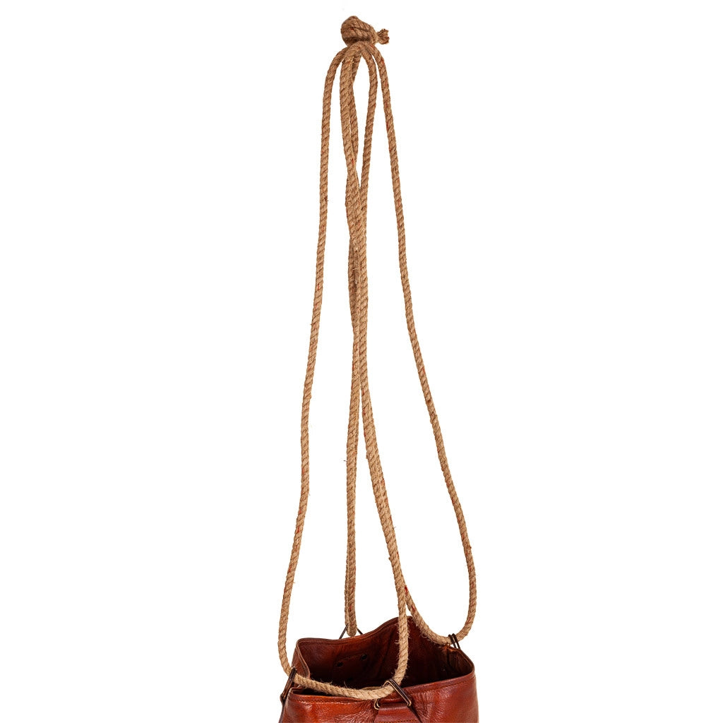 Sacco da boxe in pelle 25x25x76h