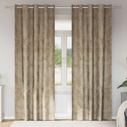 Tende in Velluto 2 pz Champagne 260 x 140 cm Velluto 4107677