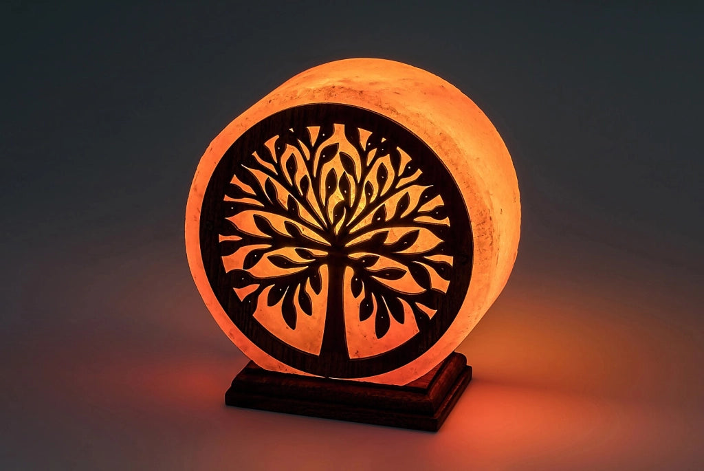 Lampada da tavolo in sale arancione E14 Igdrasil Rabalux