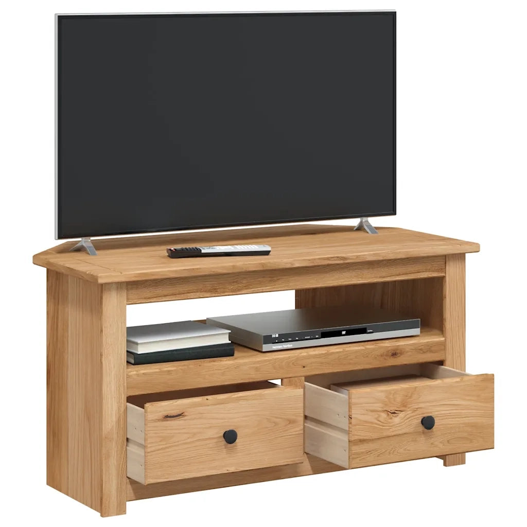 Mobile Porta TV Angolare 93x49x49 cm Pino Massello Panama Range