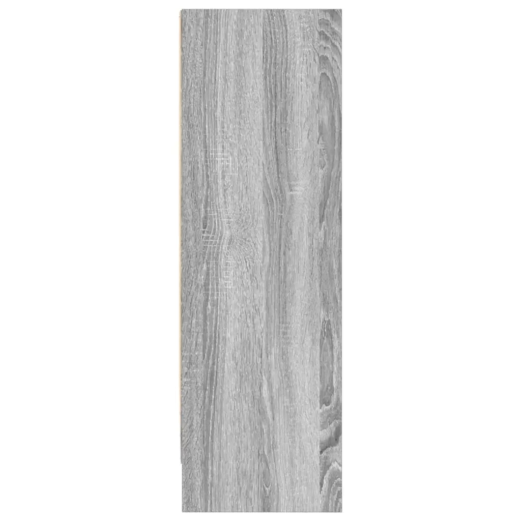 vidaXL Libreria Grigio Sonoma 80x24x76 cm in Legno Multistrato