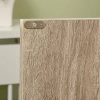 Dispensa Cucina in Legno MDF con 4 Ripiani Regolabili e 4 Porte, 80x40x182 cm