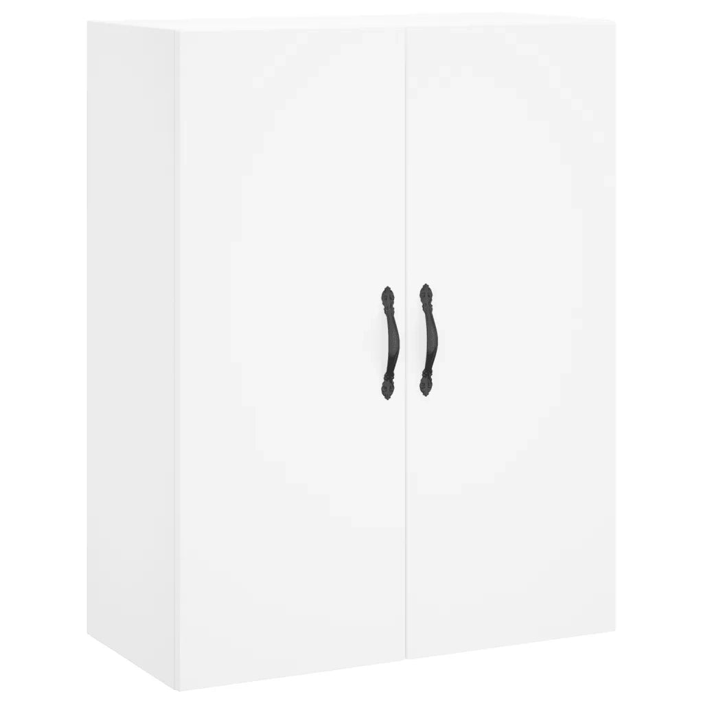 Credenza Bianca 69,5x34x180 cm in Legno Multistrato 3198081