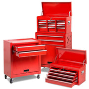 Trade Shop - Carrello Porta Attrezzi Cassettiera Portautensili Cassetti Da Officina Bauletto -