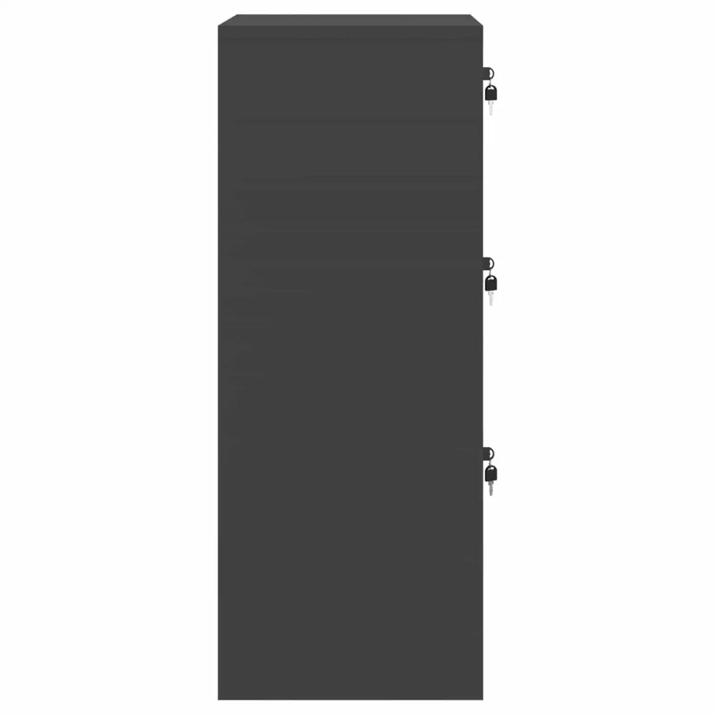 Armadio per File con cassetto Nero 45,5 x 42 x 106,5 cm CFW5580205
