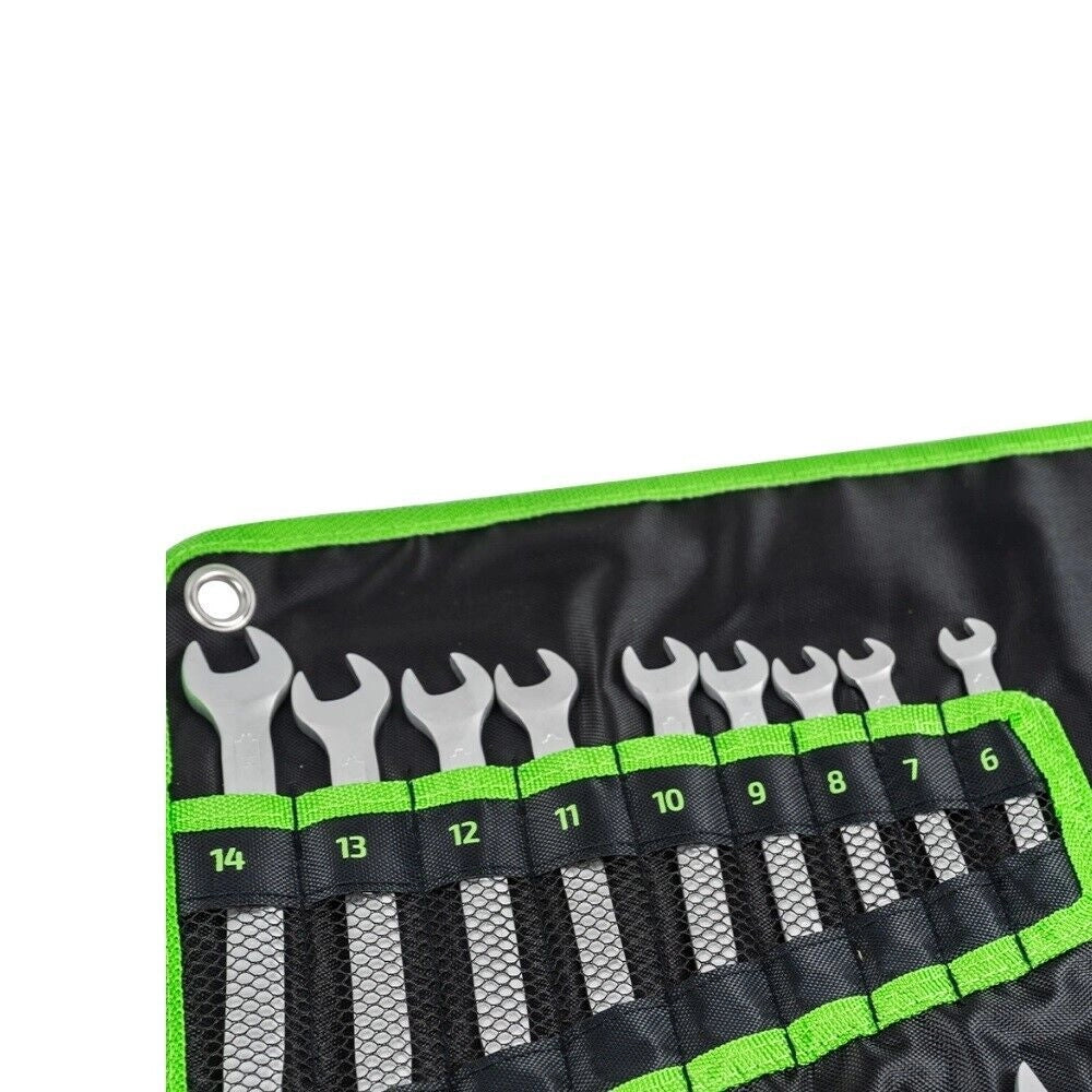 serie di 21 chiavi combinate fisse stella poligonale set in astuccio da 6 a 32