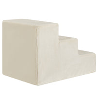 Scala per Animali Domestici Scalini per Gatti e Cani Rivestimento Peluche Beige