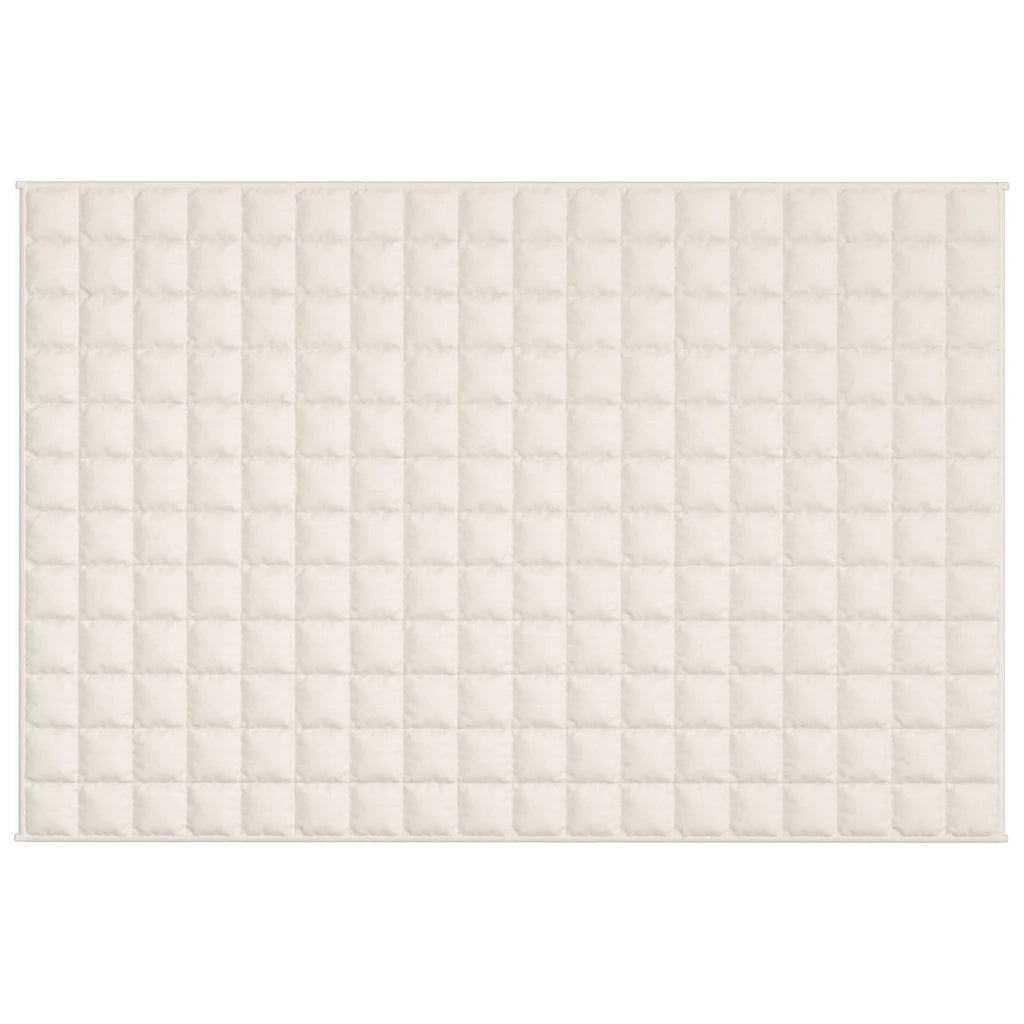 Coperta Ponderata Crema Chiaro 120x180 cm 5 kg Tessuto cod mxl 66976