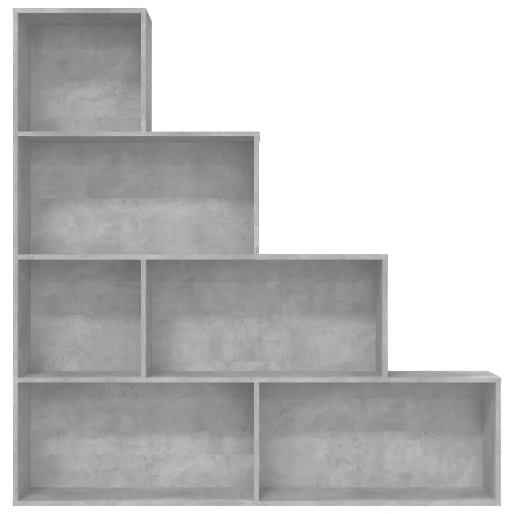 Libreria/Divisorio Grigio Cemento 155x24x160 Legno Multistrato 800661