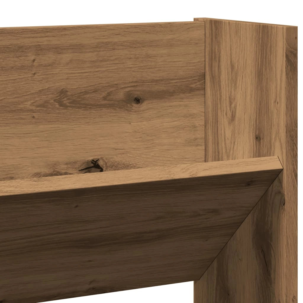 Scarpiera mobile contenitore per scarpe ingresso/corridoio/soggiorno montaggio a parete realizzata a mano legno ingegnerizzato marrone 02_0021905