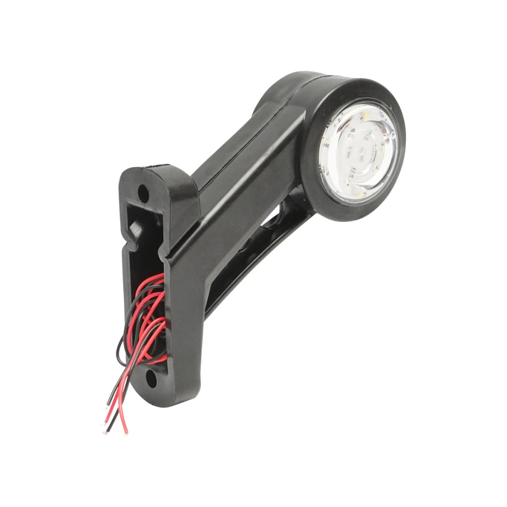 Set di lampade laterali con LED, 12-24V, rosso-bianco, PVC elastico, Breckner Germany
