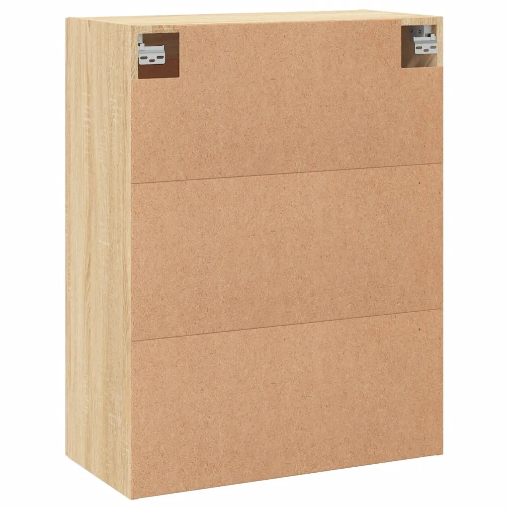 Armadietti a Parete 2 pz Rovere Sonoma in Legno Multistrato CFW1242046