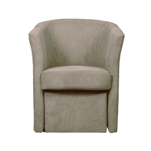 Poltrona Djerba 63,5x62,5x76 cm in tessuto crema