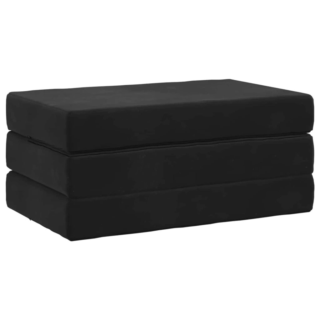 Divano Letto Pieghevole 80 x 67 x 45 cm Nero 900183