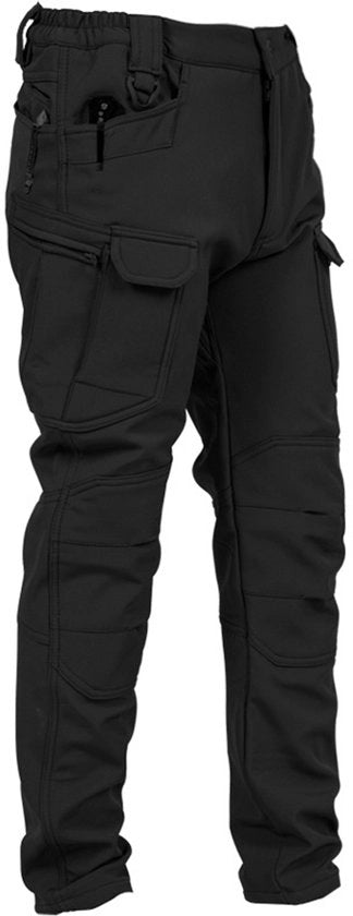 Cargobroek tattico per uomini, impermeabile, ripstop, ad alta evaporazione, adatto per attività all'aperto, camminata e lavoro, con tasche (senza cintura) - XL