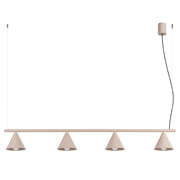 Lampadario NOX 4L taupe