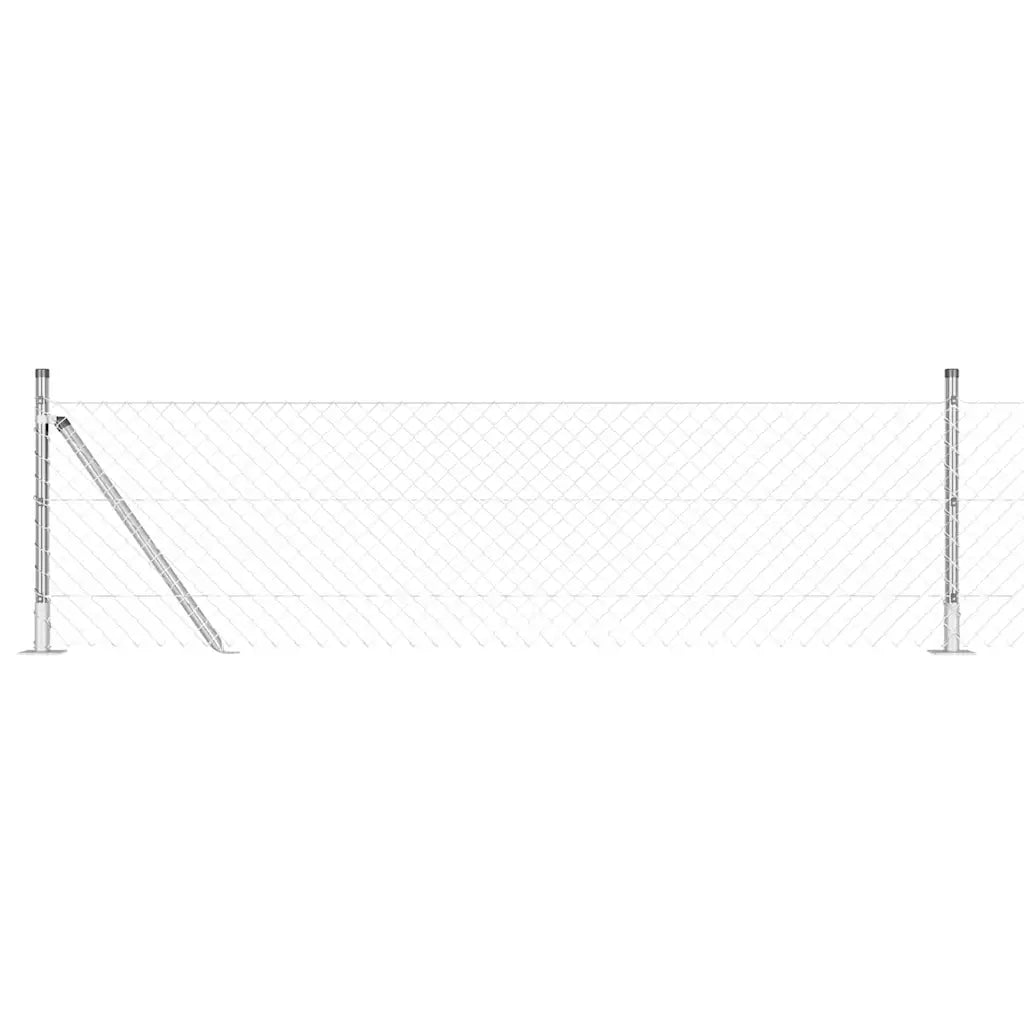 Palo della recinzione Argento 10 x 0,4 m (maglia 40 x 40 mm) 3351282