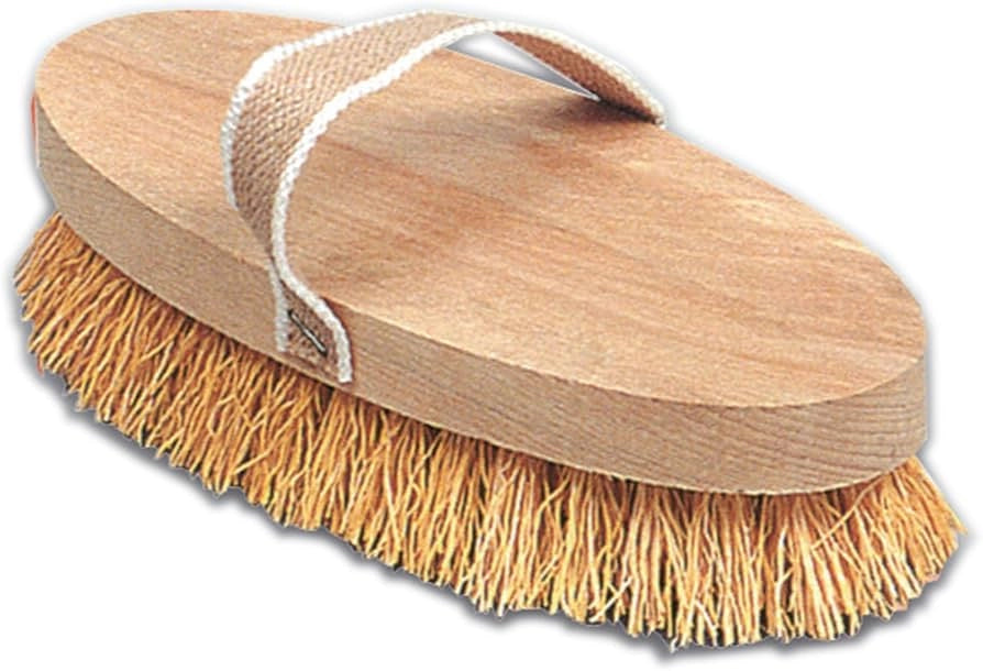 SPAZZOLA EQUINI fibra di radica naturale  - BricoGo