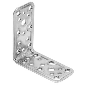 C PIASTRA ANGOLARE ACCIAIO ZINCATO 40X80X80 MM- C LINE FER- 25,0 pz