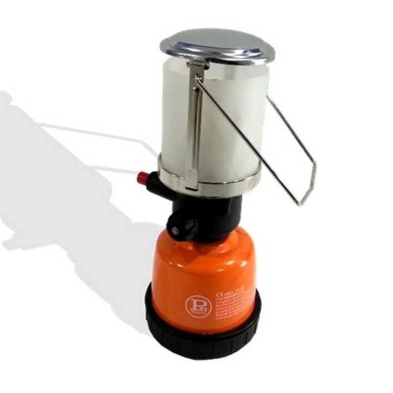 LUME LAMPADA A GAS PIEZO DA CAMPEGGIO VETRO GAS CARTUCCIA G190 PROJECT - UNIVERSALE