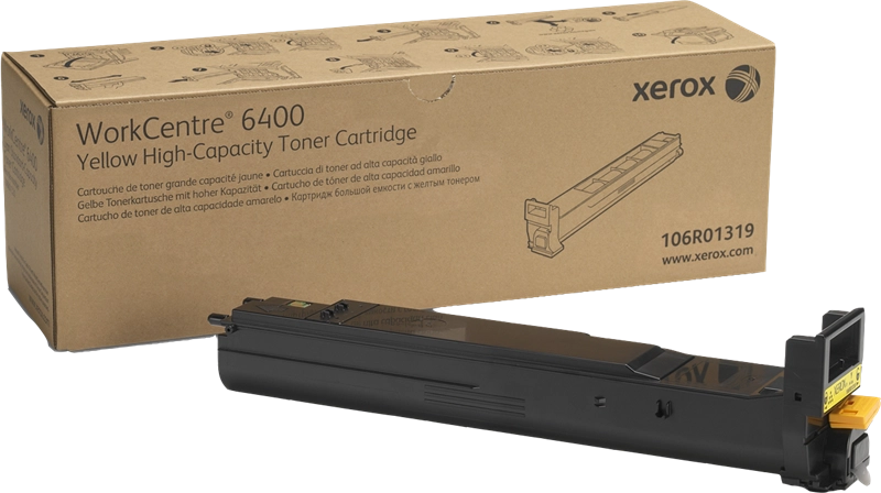 ORIGINAL Xerox toner giallo 106R01319 WorkCentre 6400 ~16500 Seiten alta capacità