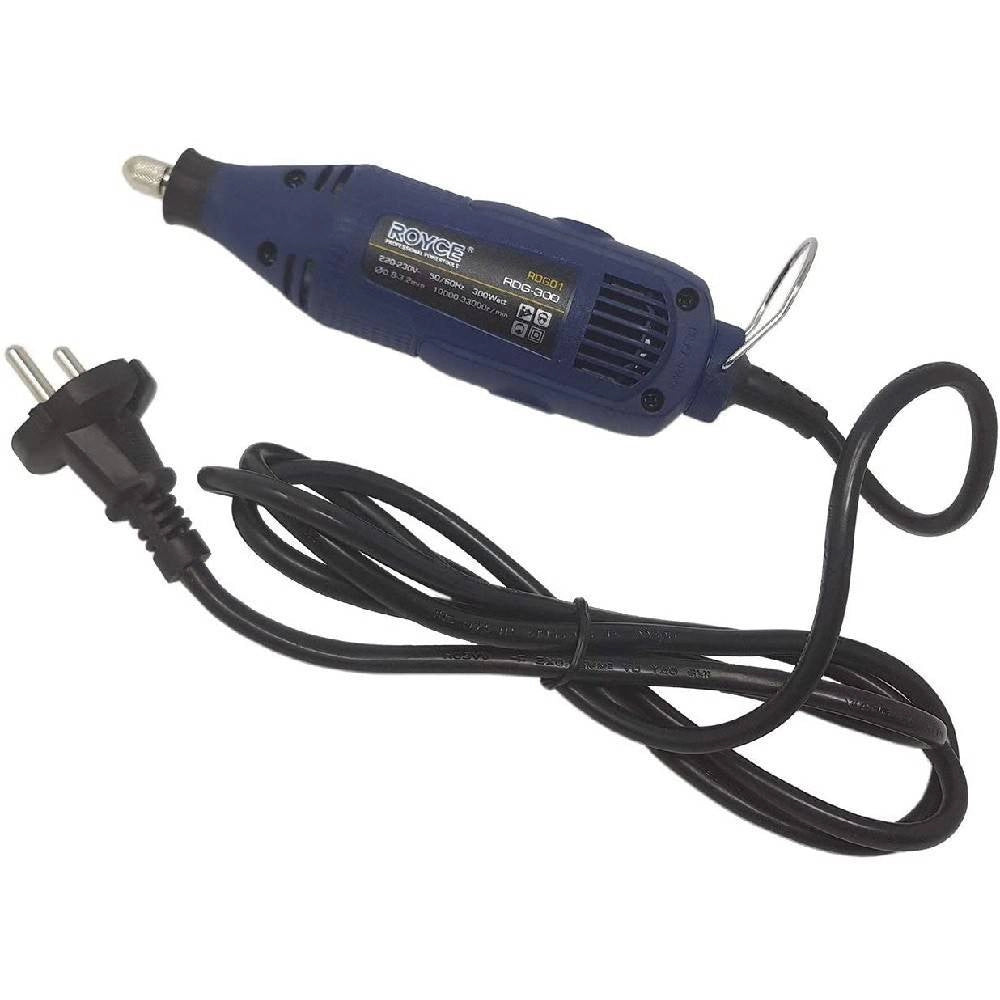 Trade Shop - Fresa Elettrica Royce Rdg-300 Portatile Alta Velocita' 300w Fai Da Te Cw460 -