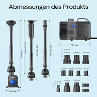 CTP-5003 SuperECO Pompa fontana regolabile 5000l/h 30W