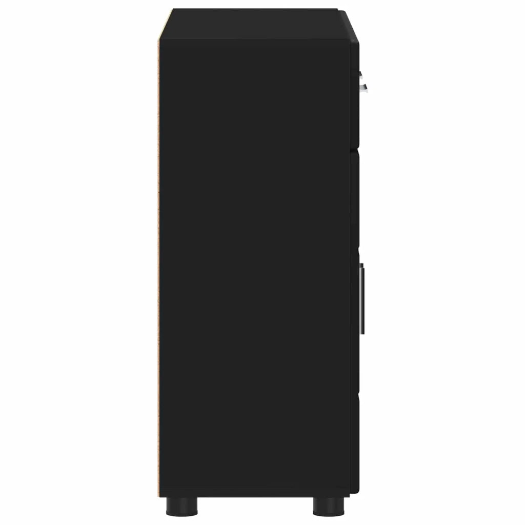 Credenza FLORIN Nero 88,5 x 30,5 x 73 cm Legno multistrato 880312