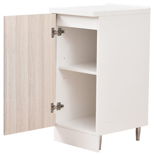 Mobile Base Cucina Componibile Minimal Colore Olmo con 1 Anta e 2 Scomparti