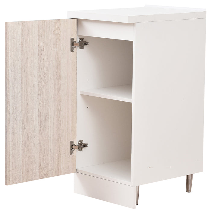 Mobile Base Cucina Componibile Minimal Colore Olmo con 1 Anta e 2 Scomparti