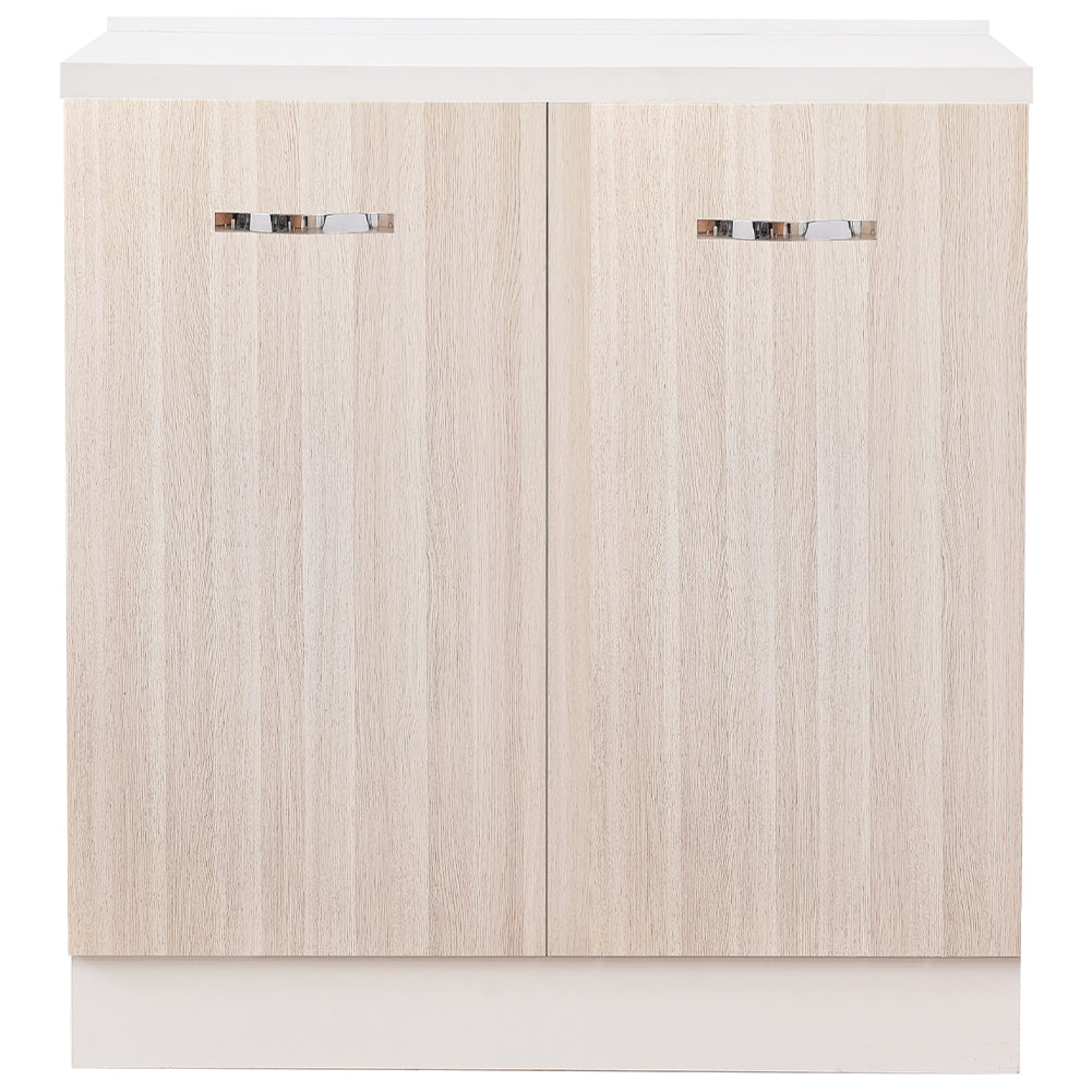 Mobile Base per Cucina Componibile in Legno Colore Olmo con 2 Ante 2 Scomparti