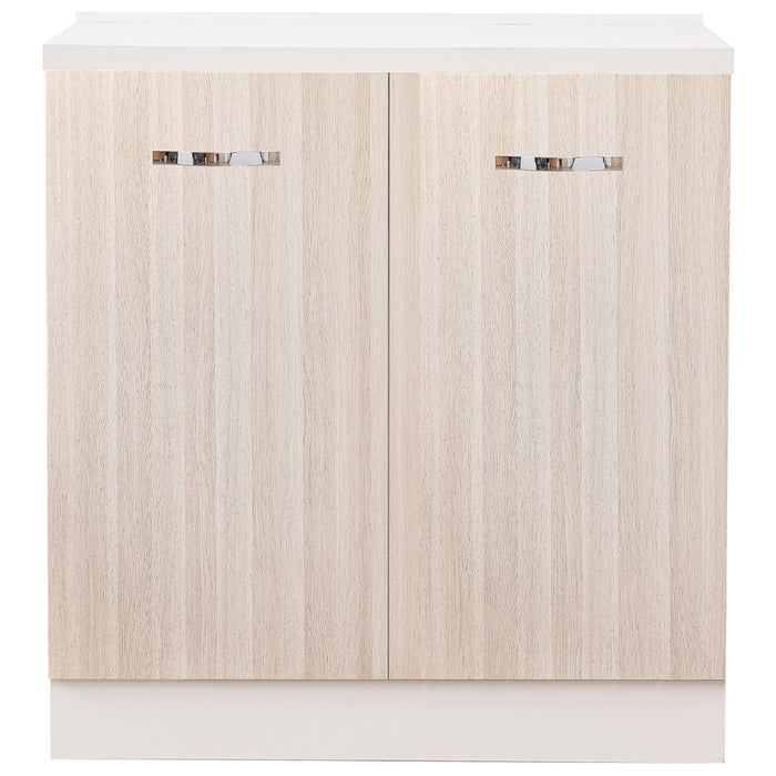 Mobile Base per Cucina Componibile in Legno Colore Olmo con 2 Ante 2 Scomparti