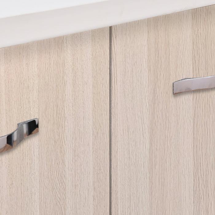 Mobile Base per Cucina Componibile in Legno Colore Olmo con 2 Ante 2 Scomparti