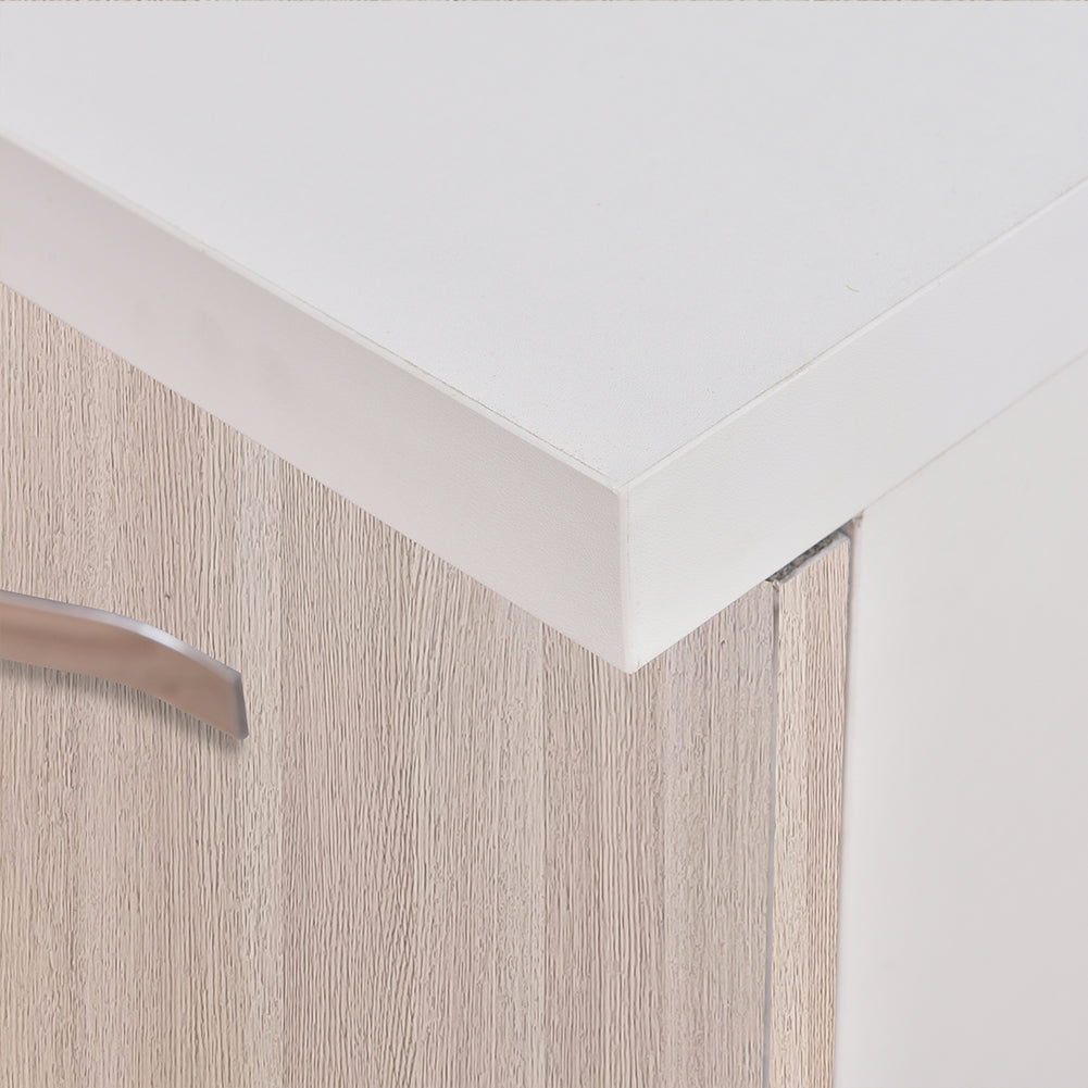 Mobile Base per Cucina Componibile in Legno Colore Olmo con 2 Ante 2 Scomparti