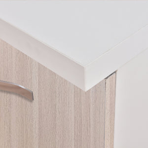 Mobile Base per Cucina Componibile in Legno Colore Olmo con 2 Ante 2 Scomparti