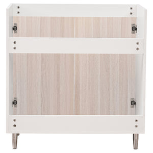 Mobile Sottolavello Cucina Componibile Mobiletto Legno Colore olmo con 2 Ante