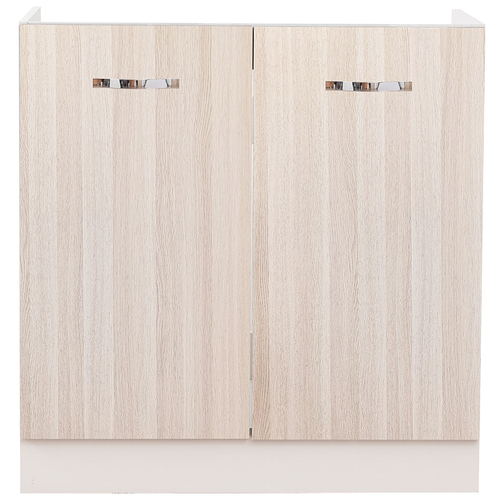 Mobile Sottolavello Cucina Componibile Mobiletto Legno Colore olmo con 2 Ante