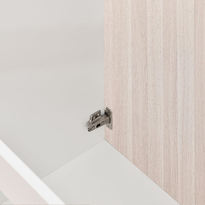 Mobile Sottolavello Cucina Componibile Mobiletto Legno Colore olmo con 2 Ante