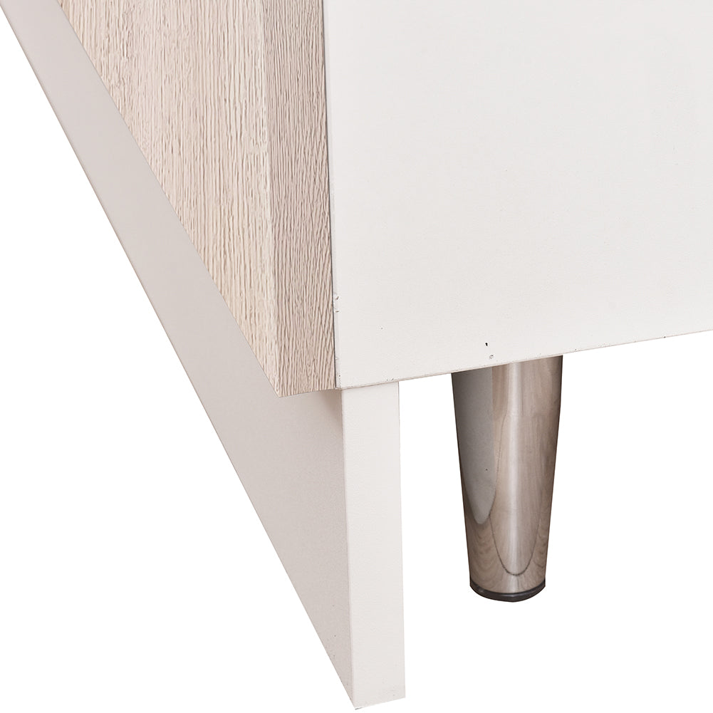 Mobile Sottolavello Cucina Componibile Mobiletto Legno Colore olmo con 2 Ante