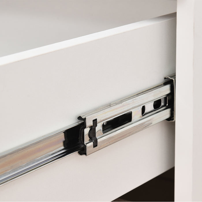 Cassettiera per Cucina Mobile Mobiletto 4 Cassetti in Legno Colore Olmo