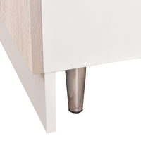 Cassettiera per Cucina Mobile Mobiletto 4 Cassetti in Legno Colore Olmo