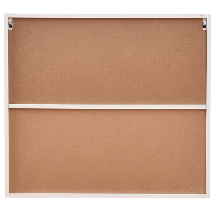 Pensile da Cucina Armadio Sospeso da Parete Doppia Anta in Legno Colore Olmo