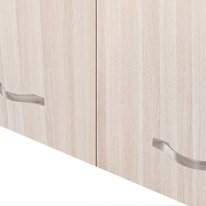 Pensile da Cucina Armadio Sospeso da Parete Doppia Anta in Legno Colore Olmo