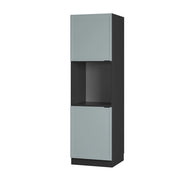 Vicco Mobile per forno da incasso Blu-grigio chiaro 60 cm aperto